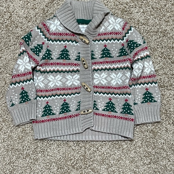 Tommy Bahama Kids Baby Toggle Holiday Christmas Sweater Preppy 12 months - Picture 2 of 4